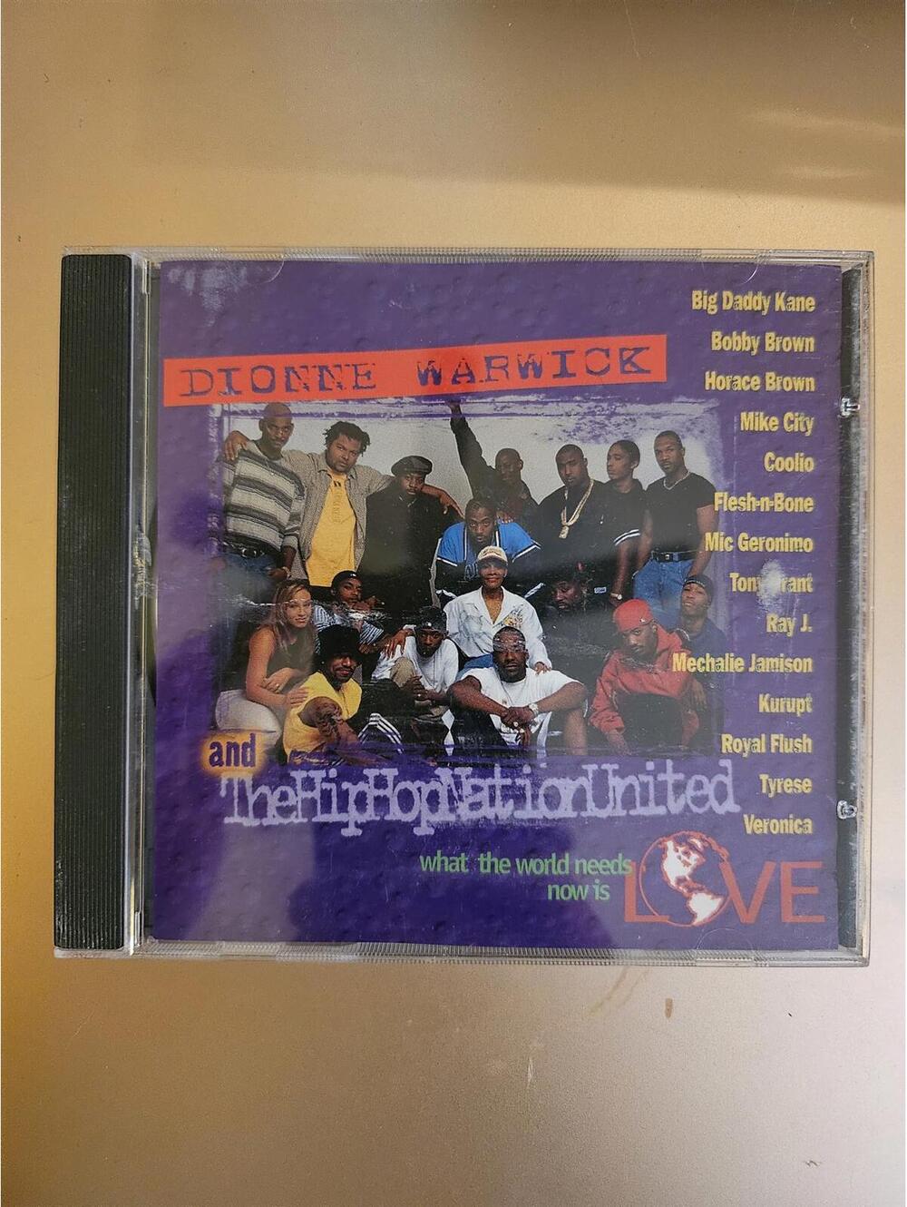 Dionne Warwick & Hip-Hop Nation United ‎- What The World Needs Now (1998) CD